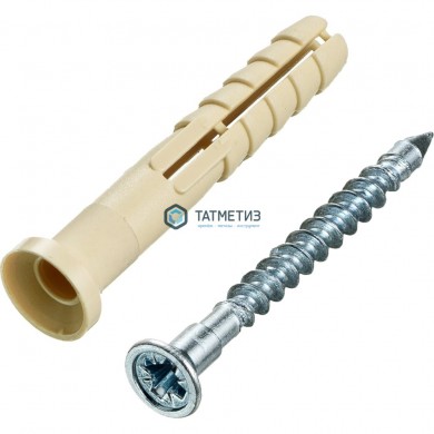 Дюбель-гвоздь 6х60 потай (1500 шт/уп) ТК нейлон | «ТАТМЕТИЗ» Дюбель-гвоздь 6х60 потай (1500 шт/уп) ТК нейлон - магазин крепежа «ТАТМЕТИЗ»
