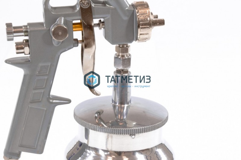 Краскораспылитель пневмат. с нижним бачком V=1,0 л, сопла диаметром 1.2, 1.5 и 1.8 мм// Matrix Краскораспылитель пневмат. с нижним бачком V=1,0 л, сопла диаметром 1.2, 1.5 и 1.8 мм// Matrix