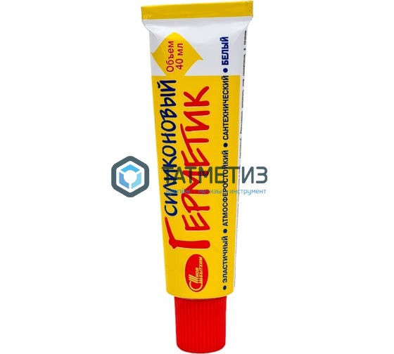 Герметик силиконовый БЕЛЫЙ туба НБХ 40мл. | «ТАТМЕТИЗ» Герметик силиконовый БЕЛЫЙ туба НБХ 40мл. - магазин крепежа «ТАТМЕТИЗ»