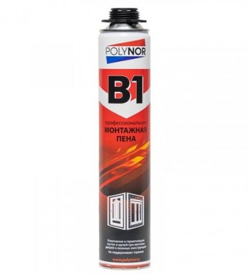 Пена монтажная проф огнестойкая POLYNOR B1 всесезонная -  магазин крепежа «ТАТМЕТИЗ»