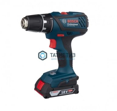 Дрель-шуруповерт аккумуляторная BOSCH GSR 18-2-LI Plus, 2 акк 2.0 Ач,ЗУ -  магазин «ТАТМЕТИЗ»