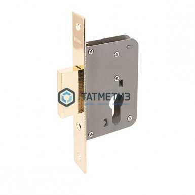 Замок врезной без руч АЛЛЮР 6040 PB без ц/мех -  магазин крепежа «ТАТМЕТИЗ»