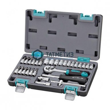 Набор инструментов, 1/4", пластиковый кейс  29 предм. CrV // STELS -  магазин «ТАТМЕТИЗ»