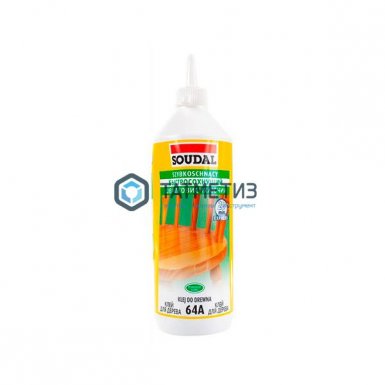 Клей для дерева на основе ПВА, быстросохнущий, 64А 750 мл / 6 -  магазин «ТАТМЕТИЗ»