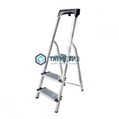 Стремянка 3 ступени, алюм. с лотком-органайзером, ступень 130 мм -  магазин «ТАТМЕТИЗ»