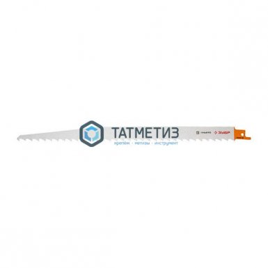 Пилки ЗУБР "ЭКСПЕРТ" S1617K для сабельной пилы Cr-V,быстрый грубый рез, заготовки дров, 280/8,5мм -  магазин крепежа «ТАТМЕТИЗ»
