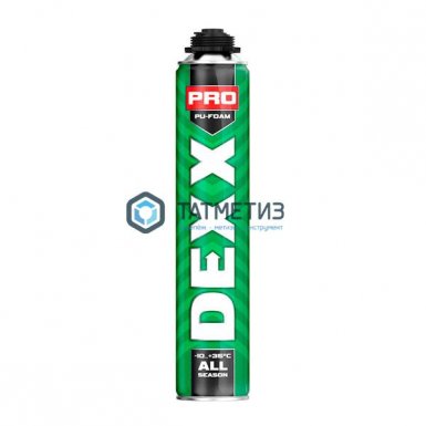 Пена DEXX PRO монтажная, пистолетная, всесезонная, 750мл -  магазин крепежа «ТАТМЕТИЗ»
