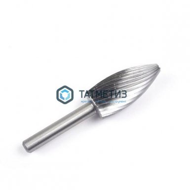 Шарошка по металлу Практик тв. сплав, D16мм, L 36мм, форма Язык пламени Н1636М06 -  магазин крепежа «ТАТМЕТИЗ»