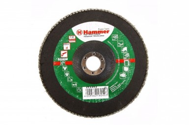 Круг лепестковый торцевой КЛТ HAMMER 213-013 180 Х 22 Р 40 тип 1 -  магазин крепежа «ТАТМЕТИЗ»