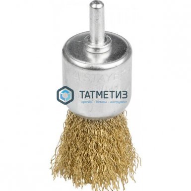 Щетка для дрели кистевая 30 мм, STAYER "MASTER", витая стальная проволока 0,3 мм, 2шт -  магазин крепежа «ТАТМЕТИЗ»