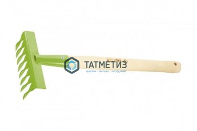 Грабли витые,  8-зубые, 140 мм, с рукояткой 300 мм // СИБРТЕХ Россия -  магазин крепежа «ТАТМЕТИЗ»