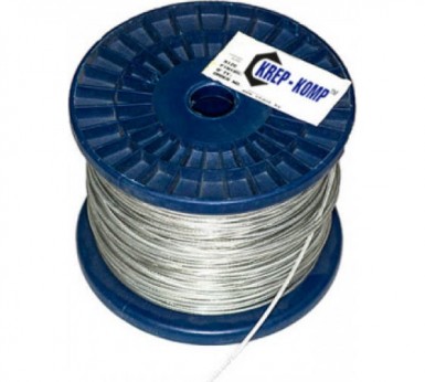 Трос с ПВХ стальной оц. 4-3  (250 м/бух) КТ / R -  магазин «ТАТМЕТИЗ»