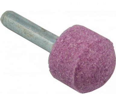 Шарошка абразивная, оксид алюминия, закругленная 19 х 16 мм, пос.6мм, Практика -  магазин крепежа «ТАТМЕТИЗ»