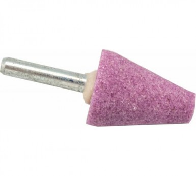 Шарошка абразивная, оксид алюминия, коническая 25 х 32 мм, пос.6мм, Практика -  магазин крепежа «ТАТМЕТИЗ»