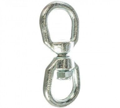 Вертлюг петля-петля (никель) 10 -  магазин крепежа «ТАТМЕТИЗ»