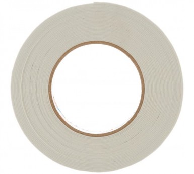 Лента двусторонняя, на вспененной основе  9 мм х 10 м, белая AVIORA -  магазин «ТАТМЕТИЗ»