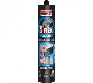 Клей монтажный T-REX "Прозрачный" blue 310 мл 12 -  магазин «ТАТМЕТИЗ»