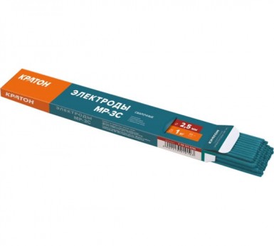 Электроды МР-3С №2,5 Кратон синие (1 кг/уп) | «ТАТМЕТИЗ» Электроды МР-3С №2,5 Кратон синие (1 кг/уп) - магазин крепежа «ТАТМЕТИЗ»