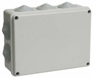 Коробка распр. ОП 190х140х70мм КМ41244 IP55 RAL7035 (10 гермовводов) ИЭК -  магазин «ТАТМЕТИЗ»