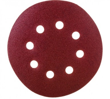 Круг абразивный на ворсовой подложке под "липучку", перфорированный, P 120, 125 мм, 5 шт. MATRIX -  магазин крепежа «ТАТМЕТИЗ»