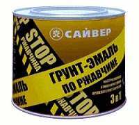 Грунт-эмаль по ржавчине ХВ 3 в 1 Сайвер ЖЕЛТАЯ  0,9 кг-./14 -  магазин крепежа «ТАТМЕТИЗ»