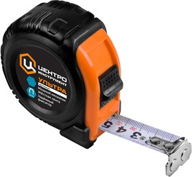 Рулетка ЦИ "УЛЬТРА" 7, 5м х 25 мм, каучук, фиксатор, магнит -  магазин «ТАТМЕТИЗ»