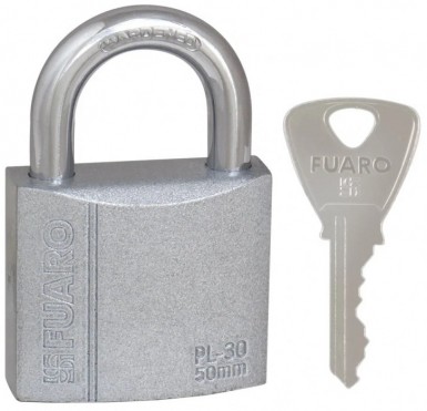 Замок навесной 50мм FUARO 3 ключа -  магазин крепежа «ТАТМЕТИЗ»