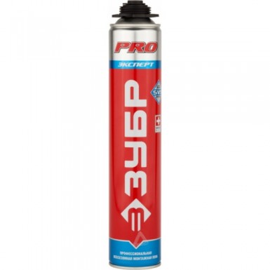 Пена ЗУБР "ЭКСПЕРТ" ПРО В1 профессиональная, для монтажного пистолета, всесезонная, 750мл -  магазин крепежа «ТАТМЕТИЗ»