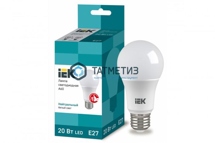 Лампа светодиодная LED 20Вт белый ECO Е27 IEK Лампа светодиодная LED 20Вт белый ECO Е27 IEK