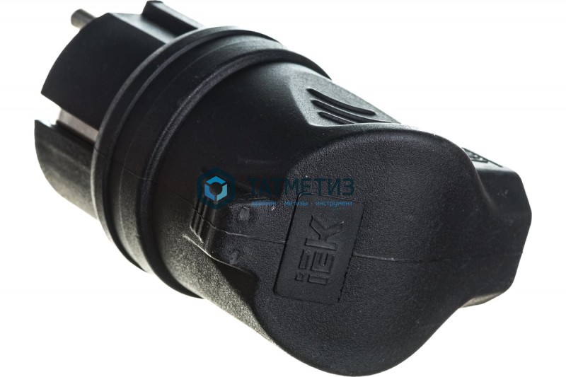 Эл.вилка каучук кабельная, боковой ввод, с з ИЭК ОМЕГА IP44 Эл.вилка каучук кабельная, боковой ввод, с з ИЭК ОМЕГА IP44