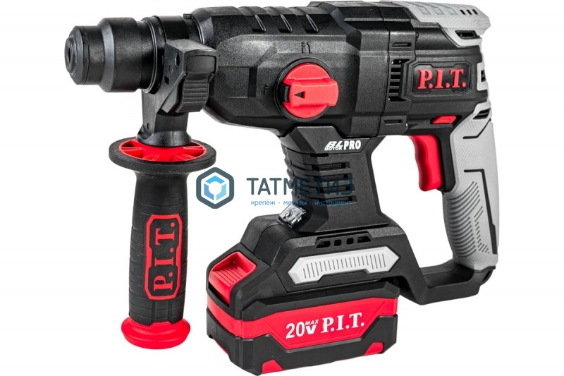 Перфоратор аккум. P.I.T PBH20H-22A (SDS+,20В,б/щет,2 ак*4.0Ач,Li-ion,2реж,1.5Дж,бур 22мм, ЗУ) Перфоратор аккум. P.I.T PBH20H-22A (SDS+,20В,б/щет,2 ак*4.0Ач,Li-ion,2реж,1.5Дж,бур 22мм, ЗУ)