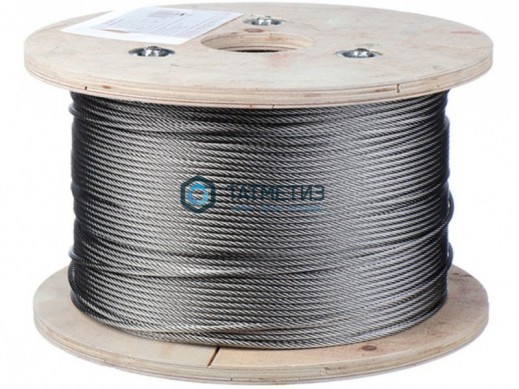 Трос ср.мягкости ART 8379 7х7 А2 нержавейка 3мм (200 м/бух) | «ТАТМЕТИЗ» Трос ср.мягкости ART 8379 7х7 А2 нержавейка 3мм (200 м/бух) - магазин крепежа «ТАТМЕТИЗ»