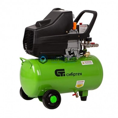 Компрессор воздушный КК-1500/24, 1,5 кВт, 198 л/мин, 24 л, прямой привод, масляный// Сибртех -  магазин крепежа «ТАТМЕТИЗ»