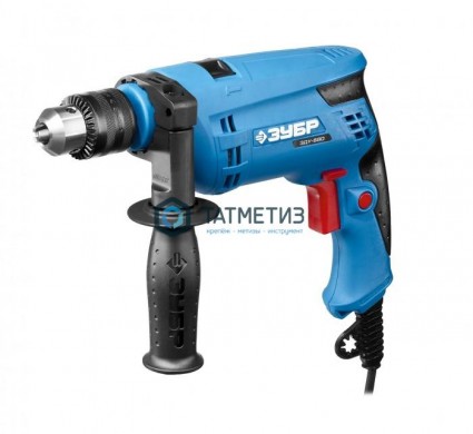 Дрель удар, ЗУБР Профессионал 680 Вт патрон 13 мм, сталь-10 мм/бетон-13 мм/дер.-20 мм, 0-3000 об/мин | «ТАТМЕТИЗ» Дрель удар, ЗУБР Профессионал 680 Вт патрон 13 мм, сталь-10 мм/бетон-13 мм/дер.-20 мм, 0-3000 об/мин - магазин крепежа «ТАТМЕТИЗ»