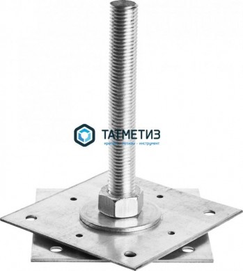 Анкер регулировочный по высоте ARH (140 х 140 мм)-М24, H-200мм -  магазин крепежа «ТАТМЕТИЗ»