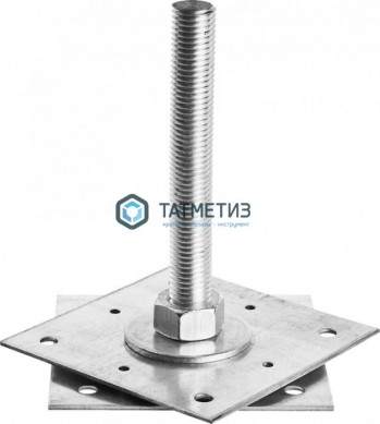 Анкер регулировочный по высоте ARH (140 х 140 мм)-М24, H-250мм -  магазин крепежа «ТАТМЕТИЗ»