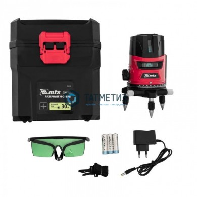 Уровень лазерный CRX-30G, 30 м, зеленый луч, батарейки, резьба 5/8"// MTX -  магазин крепежа «ТАТМЕТИЗ»