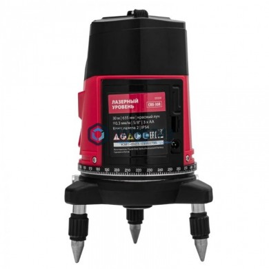 Уровень лазерный CRX-30R, 30 м, красный луч, батарейки, резьба 5/8"// MTX -  магазин крепежа «ТАТМЕТИЗ»