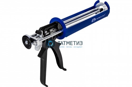 Пистолет для картриджа 380-410 мл Кобальт | «ТАТМЕТИЗ» Пистолет для картриджа 380-410 мл Кобальт - магазин крепежа «ТАТМЕТИЗ»
