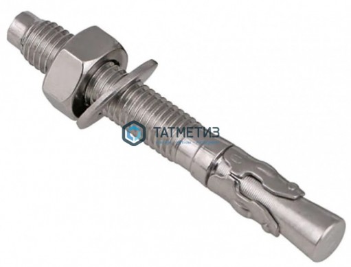 Анкер клиновой 10-10/90 нерж А4 | «ТАТМЕТИЗ» Анкер клиновой 10-10/90 нерж А4 - магазин крепежа «ТАТМЕТИЗ»