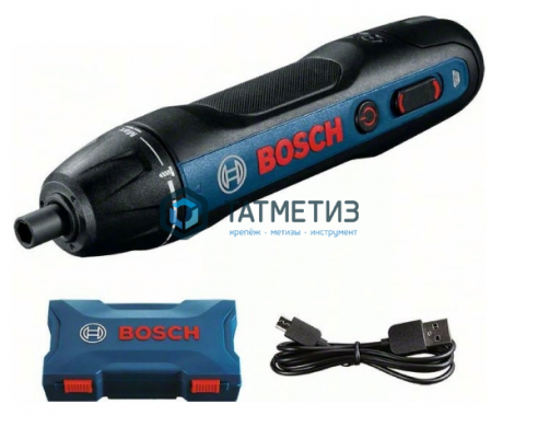 Отвертка аккумуляторная Bosch GO 2 3.6V-5Н, 1,5 А*ч -  магазин крепежа «ТАТМЕТИЗ»