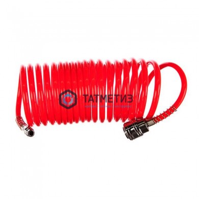 Шланг спиральный воздушный, 5 м, с быстросъемными соединениями// MATRIX | «ТАТМЕТИЗ» Шланг спиральный воздушный, 5 м, с быстросъемными соединениями// MATRIX - магазин крепежа «ТАТМЕТИЗ»