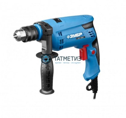 Дрель ЗУБР "ПРОФЕССИОНАЛ" 680Вт удар, патрон 13мм, сталь-10мм бетон-13мм дер.-20мм, 0-3000об мин | «ТАТМЕТИЗ» Дрель ЗУБР "ПРОФЕССИОНАЛ" 680Вт удар, патрон 13мм, сталь-10мм бетон-13мм дер.-20мм, 0-3000об мин - магазин крепежа «ТАТМЕТИЗ»
