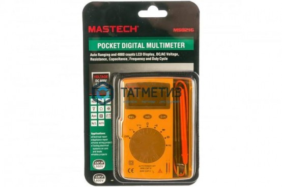 Мультиметр портативный MS8216 MASTECH -  магазин крепежа «ТАТМЕТИЗ»