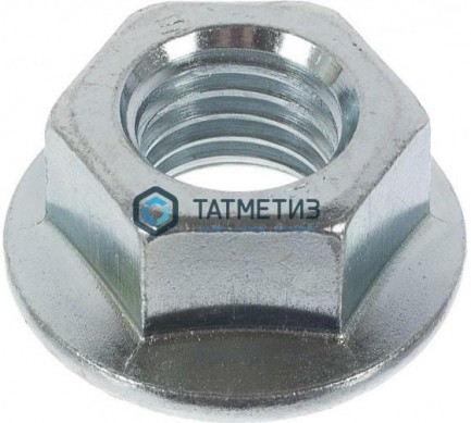 Гайка с фланцем DIN 6923, оц М8 ( 200 шт/уп) F | «ТАТМЕТИЗ» Гайка с фланцем DIN 6923, оц М8 ( 200 шт/уп) F - магазин крепежа «ТАТМЕТИЗ»