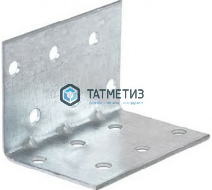 Усиленный монтажный уголок 40x40x60x1,5 mm KMP2 -  магазин крепежа «ТАТМЕТИЗ»