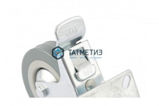 Колесо  поворотное с тормозом d-50мм, крепление  платформенное // СИБРТЕХ -  магазин крепежа «ТАТМЕТИЗ»