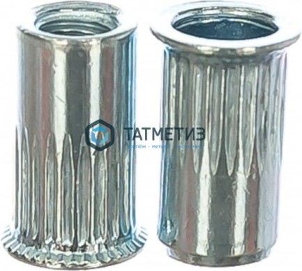 Заклепка резьбовая плоский уменьшенный фланец М 4  (1000 шт/уп)  КL -  магазин крепежа «ТАТМЕТИЗ»