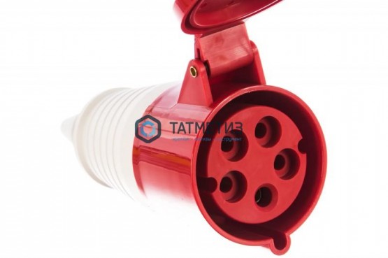 Розетка кабельная 380В, 32А 3Р+N+Е IP44 переносная | «ТАТМЕТИЗ» Розетка кабельная 380В, 32А 3Р+N+Е IP44 переносная - магазин крепежа «ТАТМЕТИЗ»