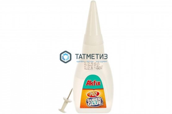 Супер клей 25 гр Akfix (50) | «ТАТМЕТИЗ» Супер клей 25 гр Akfix (50) - магазин крепежа «ТАТМЕТИЗ»